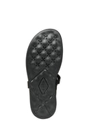 Geox Women Black D Xand 2S E - Smo. Lea + Pear Strappy Leather Sandals | Derimod Geox Women Black D Xand 2S E - Smo. Lea + Pear Strappy Leather Sandals | Derimod