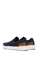Derimod Zero Men's Navy Blue Fabric Sneaker | Derimod Derimod Zero Men's Navy Blue Fabric Sneaker | Derimod