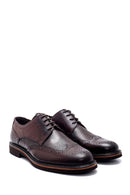 Men's Leather Crocodile Patterned Shoes | Derimod Men's Leather Crocodile Patterned Shoes | Derimod