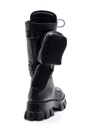 Women's Leather Bag Detailed Boots | Derimod Women's Leather Bag Detailed Boots | Derimod