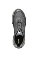 Geox Women's Grey Alleniee B Stone Detailed Sneaker | Derimod Geox Women's Grey Alleniee B Stone Detailed Sneaker | Derimod