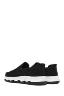 Erkek Siyah Nubuk Deri Comfort Loafer | Derimod Erkek Siyah Nubuk Deri Comfort Loafer | Derimod