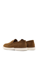 Erkek Taba Süet Deri Casual Loafer | Derimod Erkek Taba Süet Deri Casual Loafer | Derimod
