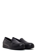 Woman Black Leather Comfort Shoes | Derimod Woman Black Leather Comfort Shoes | Derimod