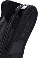 Men's Black Lace-up Leather Sneaker | Derimod Men's Black Lace-up Leather Sneaker | Derimod