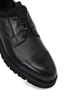 Men's Black Lace-Up Leather Casual Shoes | Derimod Men's Black Lace-Up Leather Casual Shoes | Derimod
