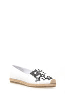 Women's Espadrille with Floral Detail | Derimod Women's Espadrille with Floral Detail | Derimod