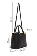 Women's Black Long Strap Shoulder Bag | Derimod Women's Black Long Strap Shoulder Bag | Derimod