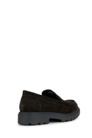 Geox Men's Brown Spherica Ec7 Suede Leather Casual Shoes | Derimod Geox Men's Brown Spherica Ec7 Suede Leather Casual Shoes | Derimod