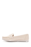 Kadın Bej Loafer | Derimod Kadın Bej Loafer | Derimod