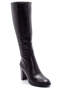 Women's Leather Heeled Boots | Derimod Women's Leather Heeled Boots | Derimod