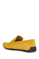 Geox Erkek Sarı Kosmopolis + Grip Süet Deri Casual Loafer | Derimod Geox Erkek Sarı Kosmopolis + Grip Süet Deri Casual Loafer | Derimod