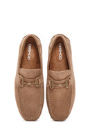 Erkek Sarı Süet Deri Casual Loafer | Derimod Erkek Sarı Süet Deri Casual Loafer | Derimod