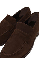 Woman Brown Suede Loafer | Derimod Woman Brown Suede Loafer | Derimod