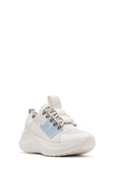 Derimod Zero Women's Grey Thick-Soled Lace-Up Fabric Sneakers | Derimod Derimod Zero Women's Grey Thick-Soled Lace-Up Fabric Sneakers | Derimod