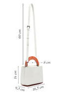 Kadın Krem Uzun Askılı Mini Kol Çantası | Derimod Kadın Krem Uzun Askılı Mini Kol Çantası | Derimod