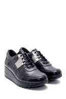 Kadın Deri Dolgu Topuk Sneaker | Derimod Kadın Deri Dolgu Topuk Sneaker | Derimod