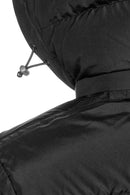 Geox Men's Black Sandford Hooded Long Coat | Derimod Geox Men's Black Sandford Hooded Long Coat | Derimod