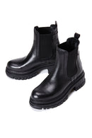 Women's Black Leather Chelsea Boots | Derimod Women's Black Leather Chelsea Boots | Derimod