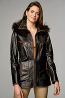 Lavinia Kadın Deri Ceket | Derimod Lavinia Kadın Deri Ceket | Derimod