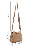 Women's Beige Long Strap Crossbody Bag | Derimod Women's Beige Long Strap Crossbody Bag | Derimod