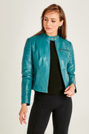 Nina Kadın Deri Ceket | Derimod Nina Kadın Deri Ceket | Derimod