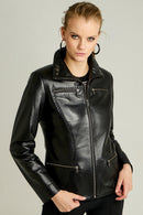 Vera Kadın Deri Ceket | Derimod Vera Kadın Deri Ceket | Derimod