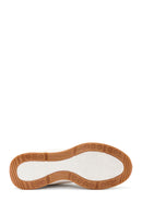 Skechers Kadın Beyaz Bobs Arch Comfort Bağcıklı Kalın Tabanlı Deri Sneaker | Derimod Skechers Kadın Beyaz Bobs Arch Comfort Bağcıklı Kalın Tabanlı Deri Sneaker | Derimod