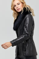 Sanremo Kadın Deri Ceket | Derimod Sanremo Kadın Deri Ceket | Derimod