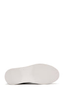 Erkek Lacivert Bağcıklı Deri Sneaker | Derimod Erkek Lacivert Bağcıklı Deri Sneaker | Derimod