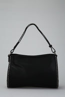 Women's Shoulder Bag with Staple Detail | Derimod Women's Shoulder Bag with Staple Detail | Derimod