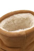 Woman Camel Thick-Soled Suede Teddy Boots | Derimod Woman Camel Thick-Soled Suede Teddy Boots | Derimod