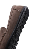 Men's Mink Suede Leather Tasseled Sports Loafer | Derimod Men's Mink Suede Leather Tasseled Sports Loafer | Derimod