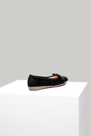 Siyah Kadın Deri Babet | Derimod Siyah Kadın Deri Babet | Derimod