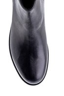 Men's Leather Back Zippered Classic Boots | Derimod Men's Leather Back Zippered Classic Boots | Derimod