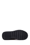 Erkek Vizon Bağcıklı Kalın Tabanlı Nubuk Deri Casual Sneaker | Derimod Erkek Vizon Bağcıklı Kalın Tabanlı Nubuk Deri Casual Sneaker | Derimod