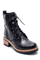 Women's Leather Zippered Boots | Derimod Women's Leather Zippered Boots | Derimod