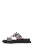 Women's Anthracite Thick Sole Metallic Leather Slippers
| Derimod
Women's Anthracite Thick Sole Metallic Leather Slippers
| Derimod