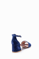 Women's Suede Ankle Strap Heeled Shoes | Derimod Women's Suede Ankle Strap Heeled Shoes | Derimod