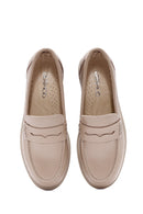 Women's Mink Leather Comfort Loafer | Derimod Women's Mink Leather Comfort Loafer | Derimod