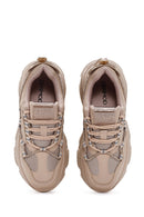 Women's Dark Powder Thick Soled Sneaker | Derimod Women's Dark Powder Thick Soled Sneaker | Derimod