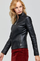 Tania Kadın Deri Ceket | Derimod Tania Kadın Deri Ceket | Derimod