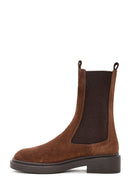 Kadın Kahverengi Süet Deri Chelsea Bot | Derimod Kadın Kahverengi Süet Deri Chelsea Bot | Derimod