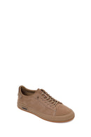 Erkek Vizon Bağcıklı Nubuk Deri Sneaker | Derimod Erkek Vizon Bağcıklı Nubuk Deri Sneaker | Derimod