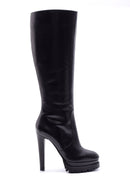 Women's Heeled Leather Boots | Derimod Women's Heeled Leather Boots | Derimod