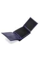 Men's Navy Blue Leather Wallet | Derimod Men's Navy Blue Leather Wallet | Derimod