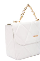 Women's White Long Strap Quilted Shoulder Bag | Derimod Women's White Long Strap Quilted Shoulder Bag | Derimod