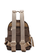 Women's Brown Fabric Backpack | Derimod Women's Brown Fabric Backpack | Derimod