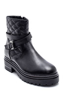 Women's Crocodile Detailed Boots | Derimod Women's Crocodile Detailed Boots | Derimod