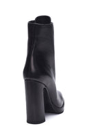 Women's Leather Lace-Up Heeled Boots | Derimod Women's Leather Lace-Up Heeled Boots | Derimod